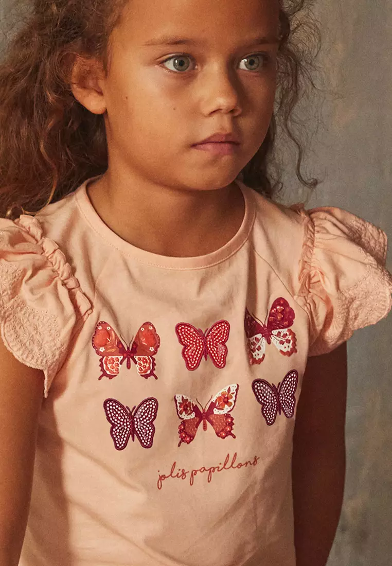 Pink Butterfly T-Shirt