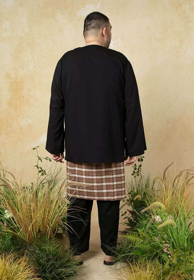 Plus Size Teluk Belanga with Sampin Set