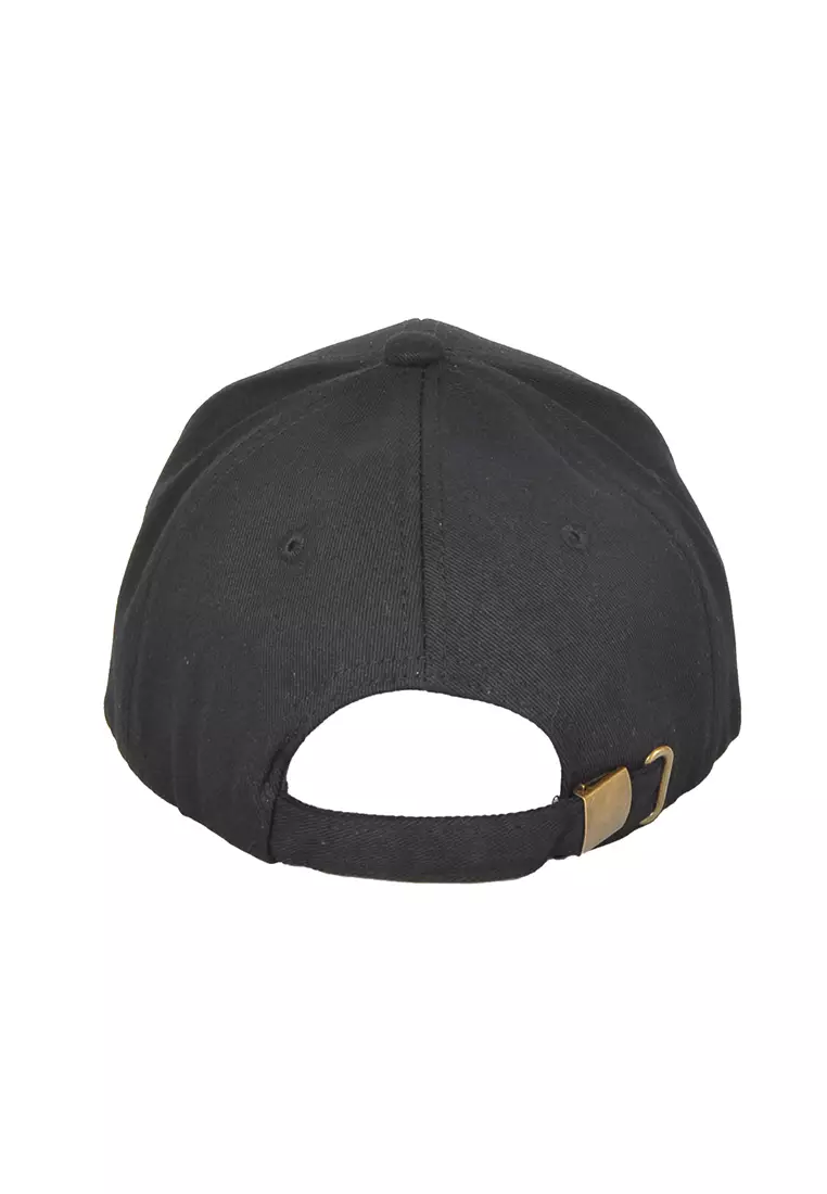 Paris embroidery "Large Logo" Cap in Black