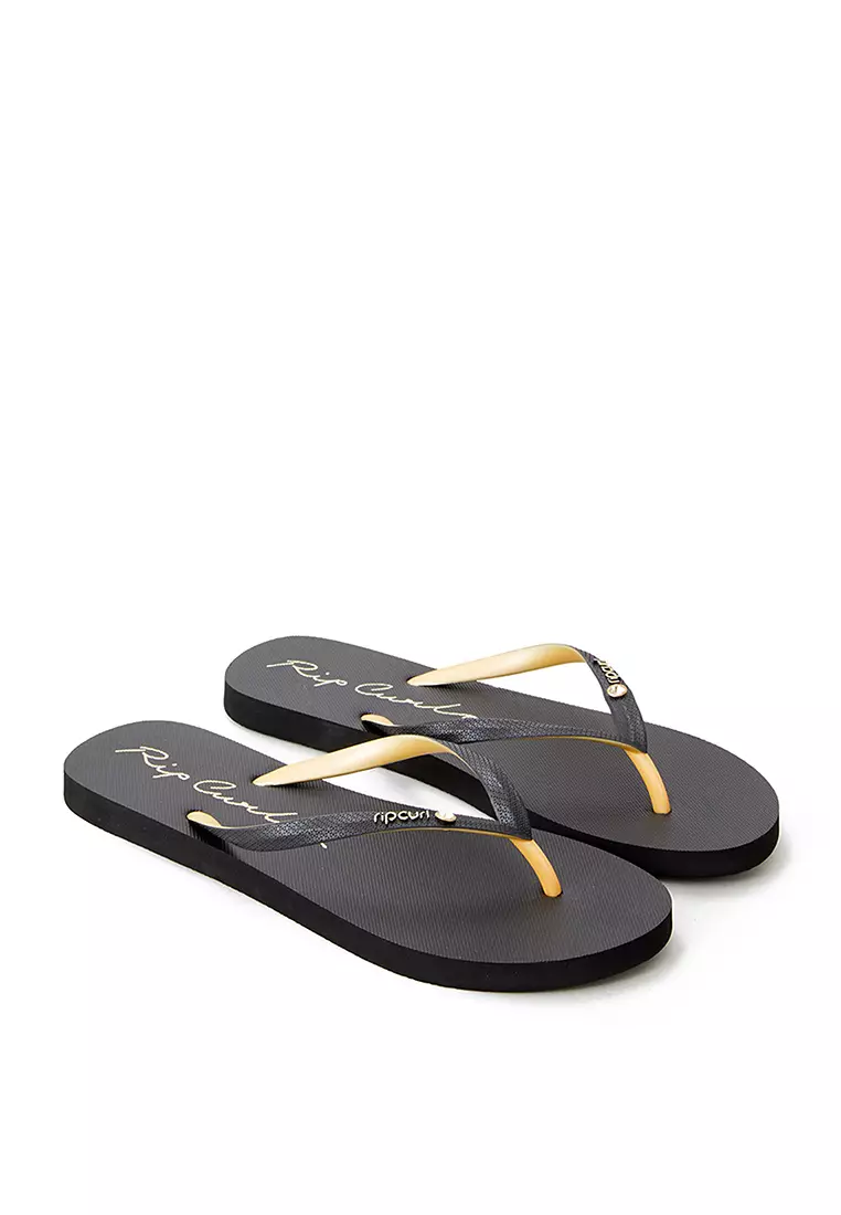 Discount on Rip Curl  shoes - SKU: Script Wave Bloom Flip Flops