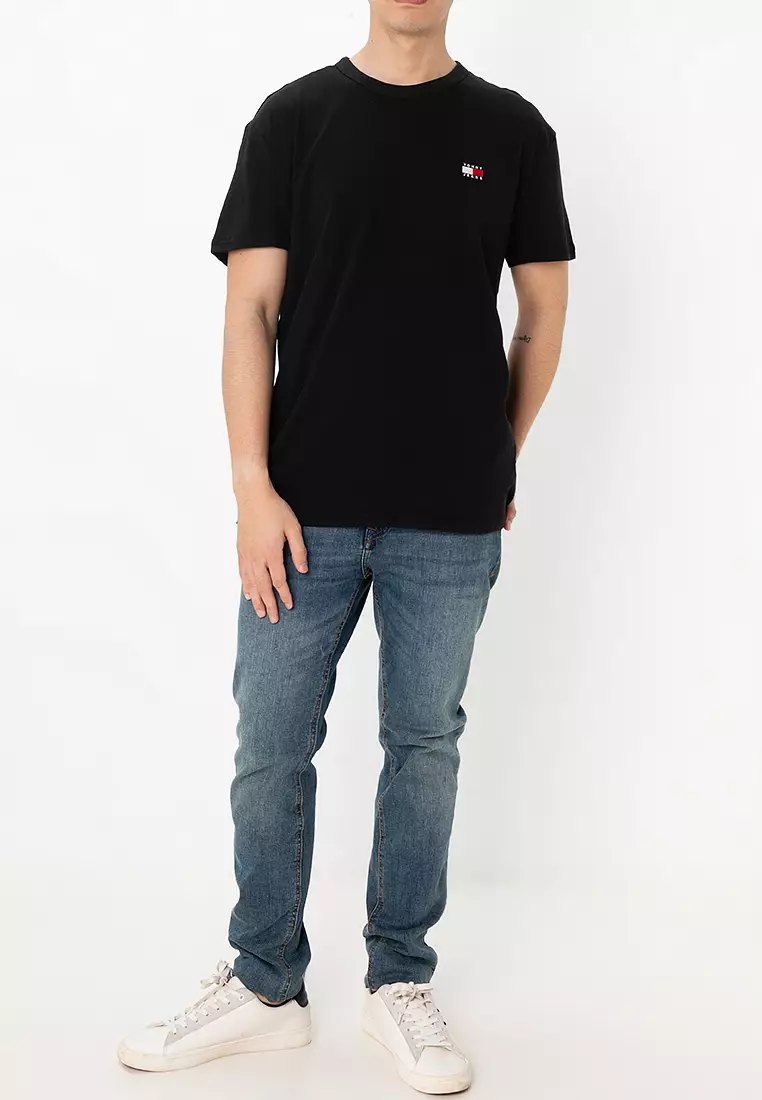 Tommy Badge Crew Neck T-Shirt - Tommy Jeans