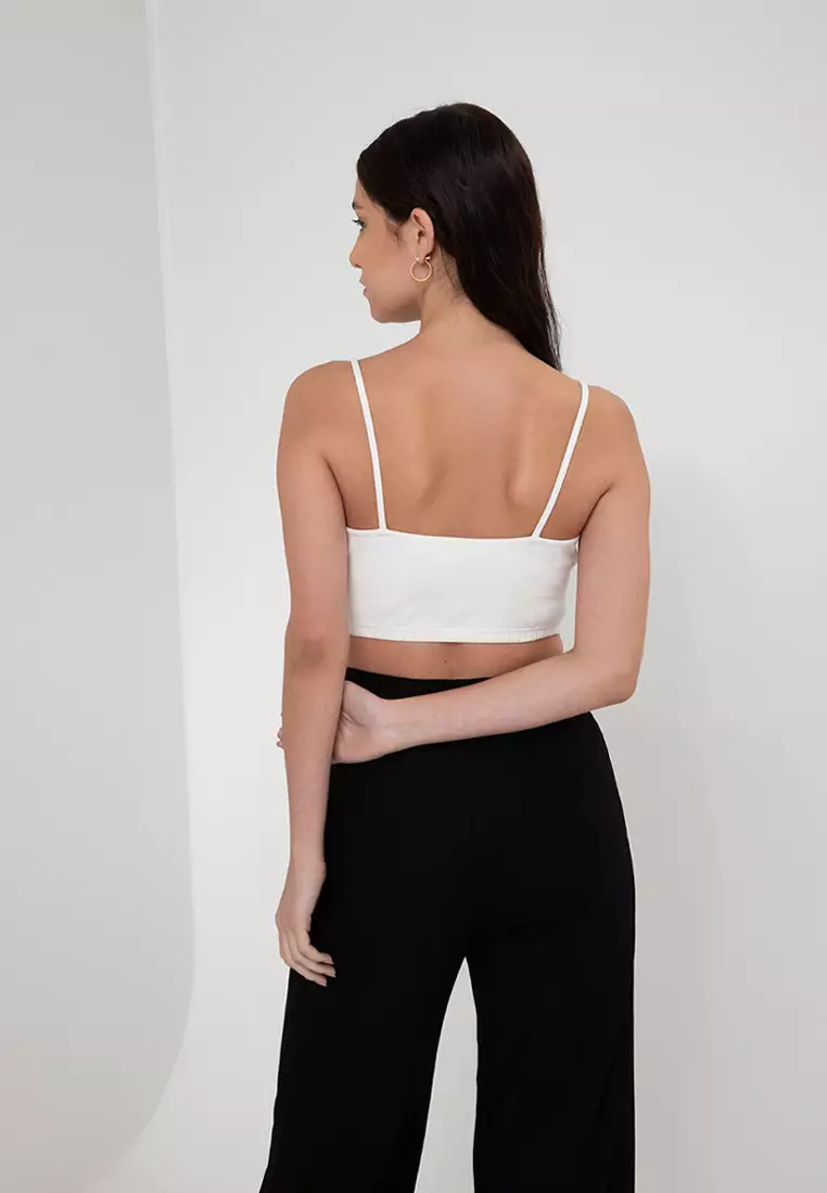 V neck bralette top online
