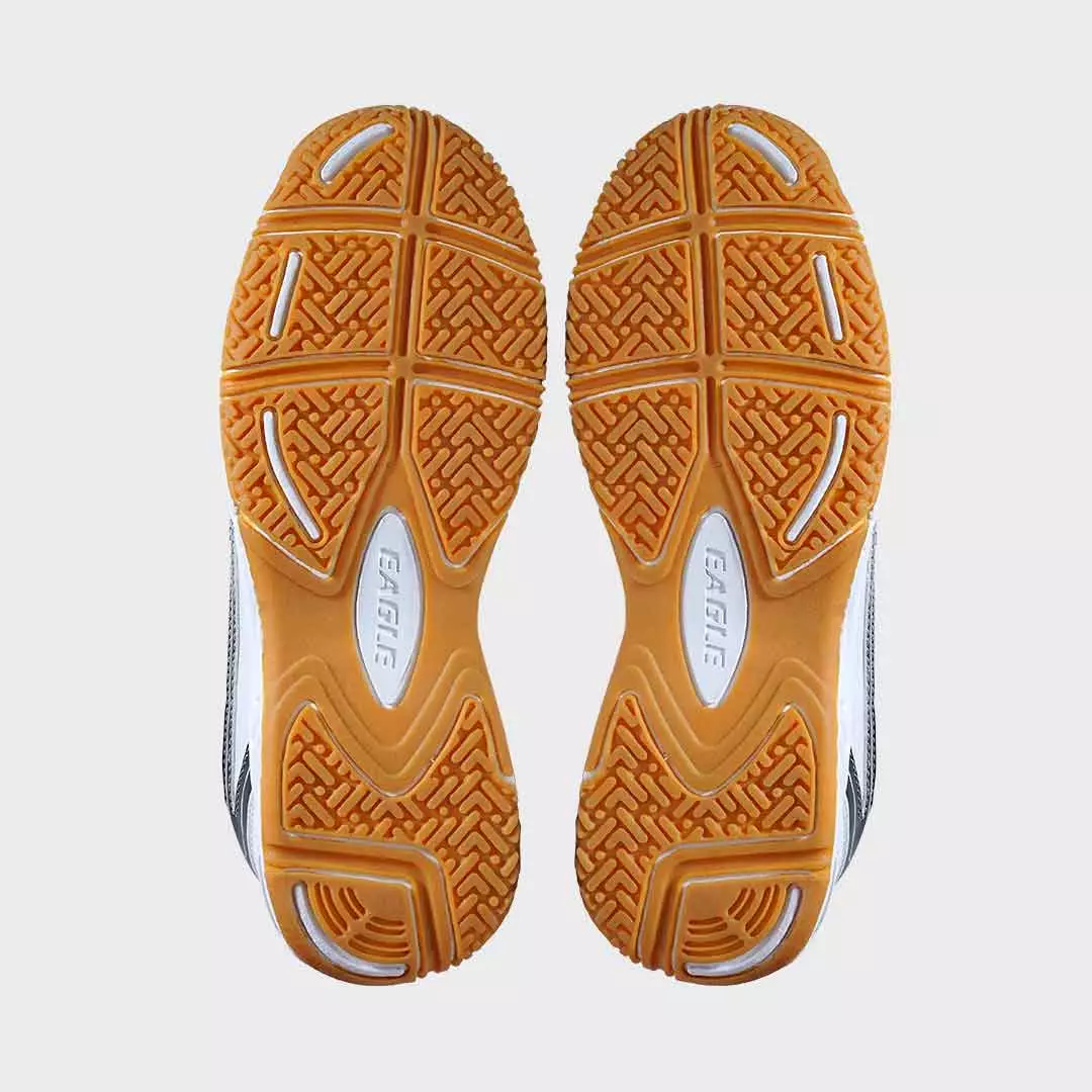 Eagle Sepatu Badminton Groover – PUTIH/HITAM
