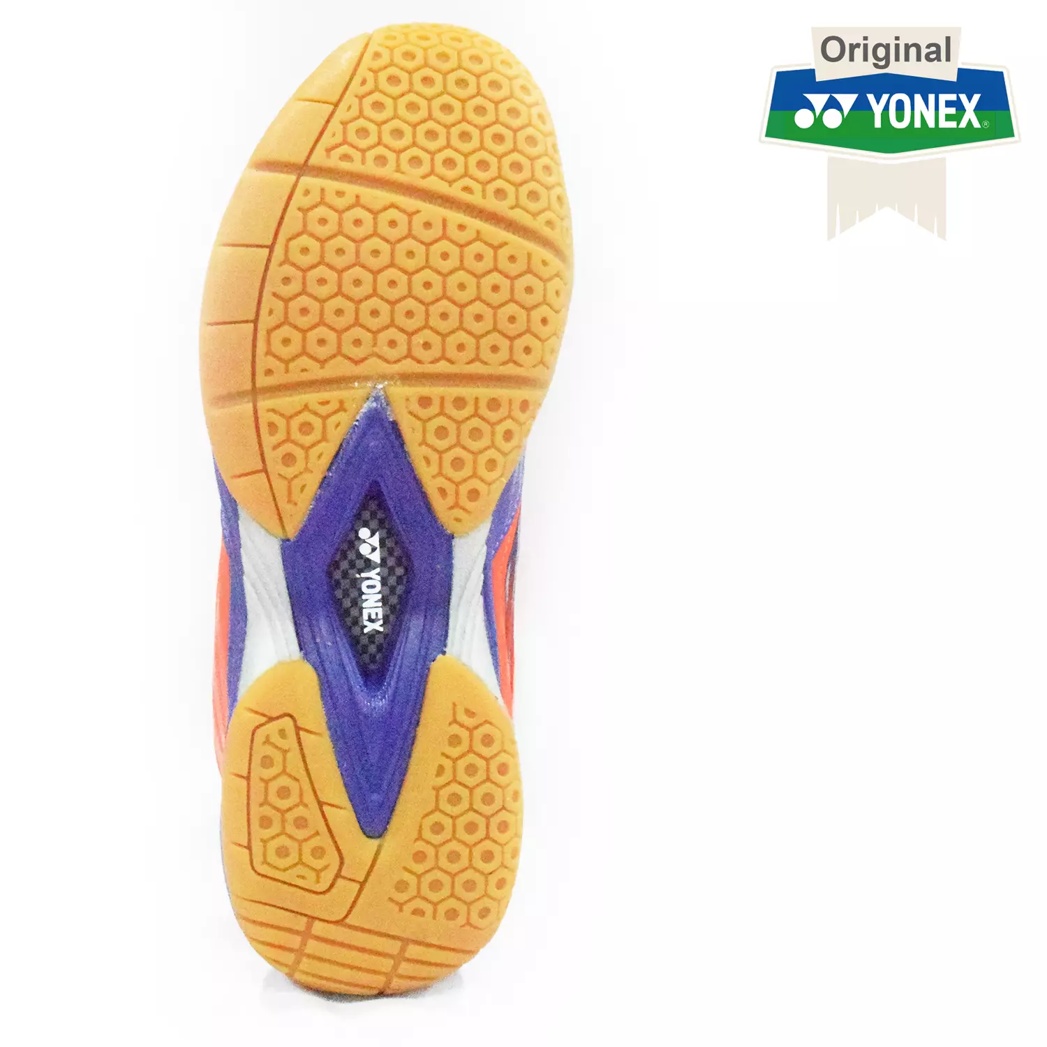 Sepatu badminton Yonex All England 21 Dark Grape / Rustic Orange