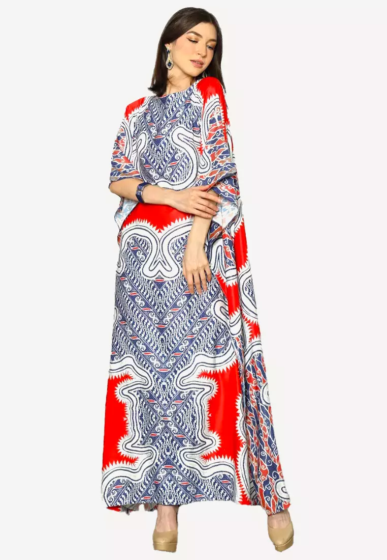 Kanzi Exclusive Short Sleeve Batik Red