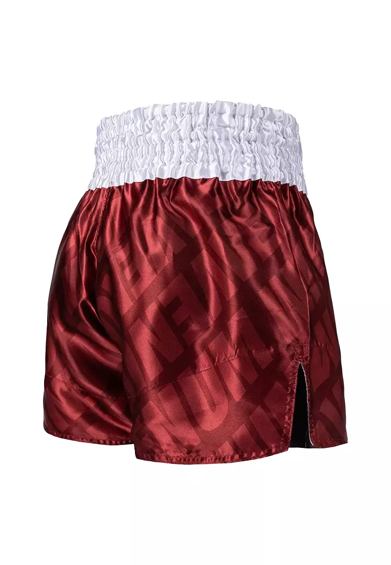 Venum Contender XT Muay Thai Shorts – Cherry Red/White