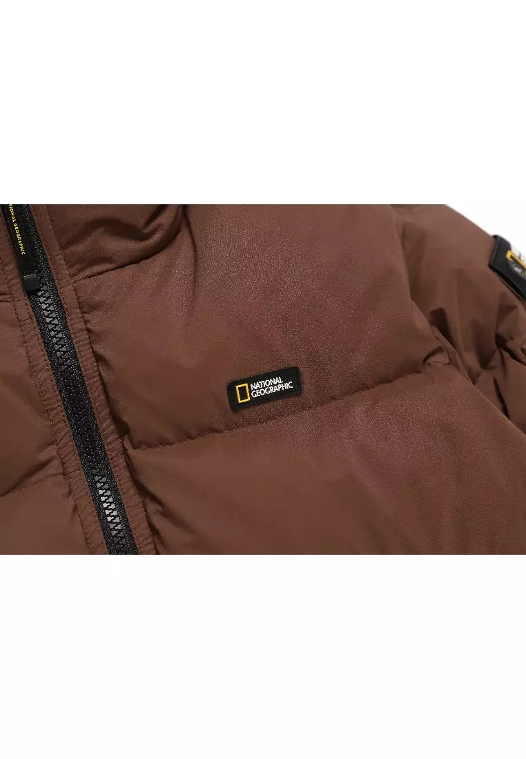 女裝GOLDEN MOLE短版連帽羽絨外套