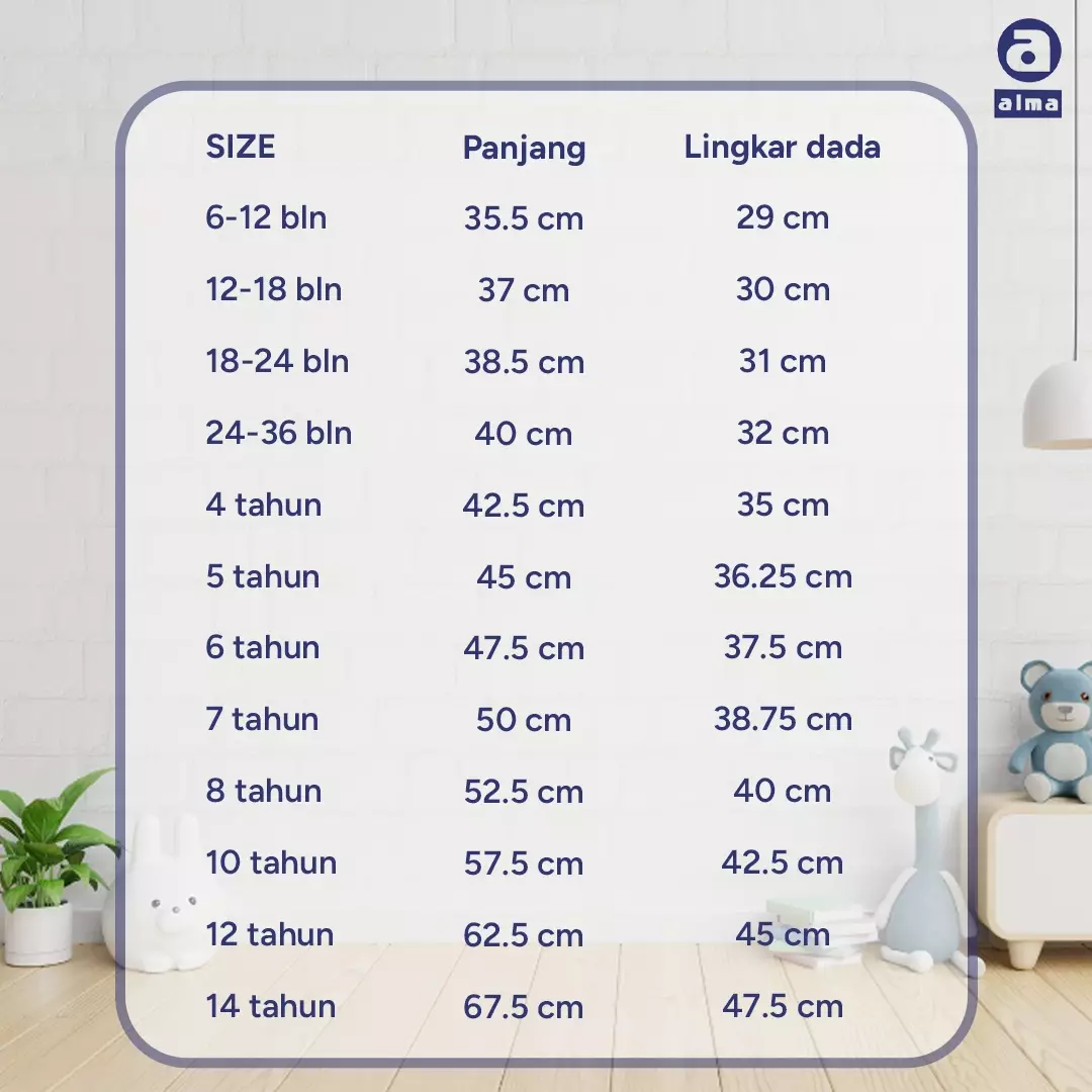 Alma Kids & Baby Kemeja putih NEO Full Cotton