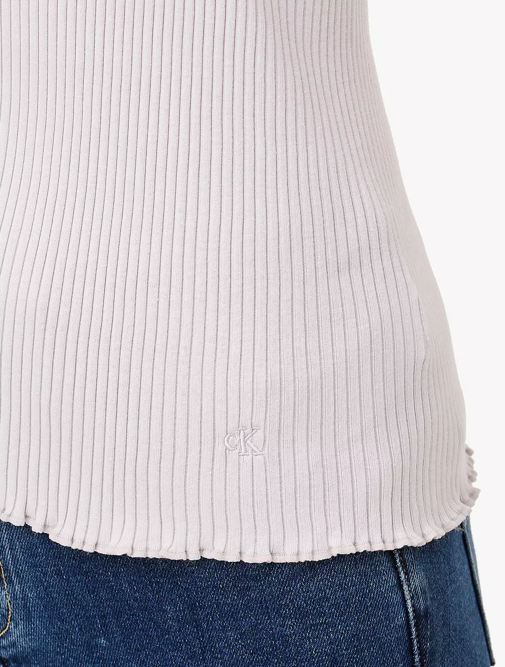 Calvin Klein - Women's Hero Tubular Lip Tank Top - Lilac Purple - lilac purple