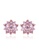 Rouse silver S925 Elegant Floral Stud Earrings 30B52AC0E5957EGS_1