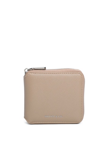 Milliot & Co. brown Peggy Wallet 05705AC5A8F9C3GS_1