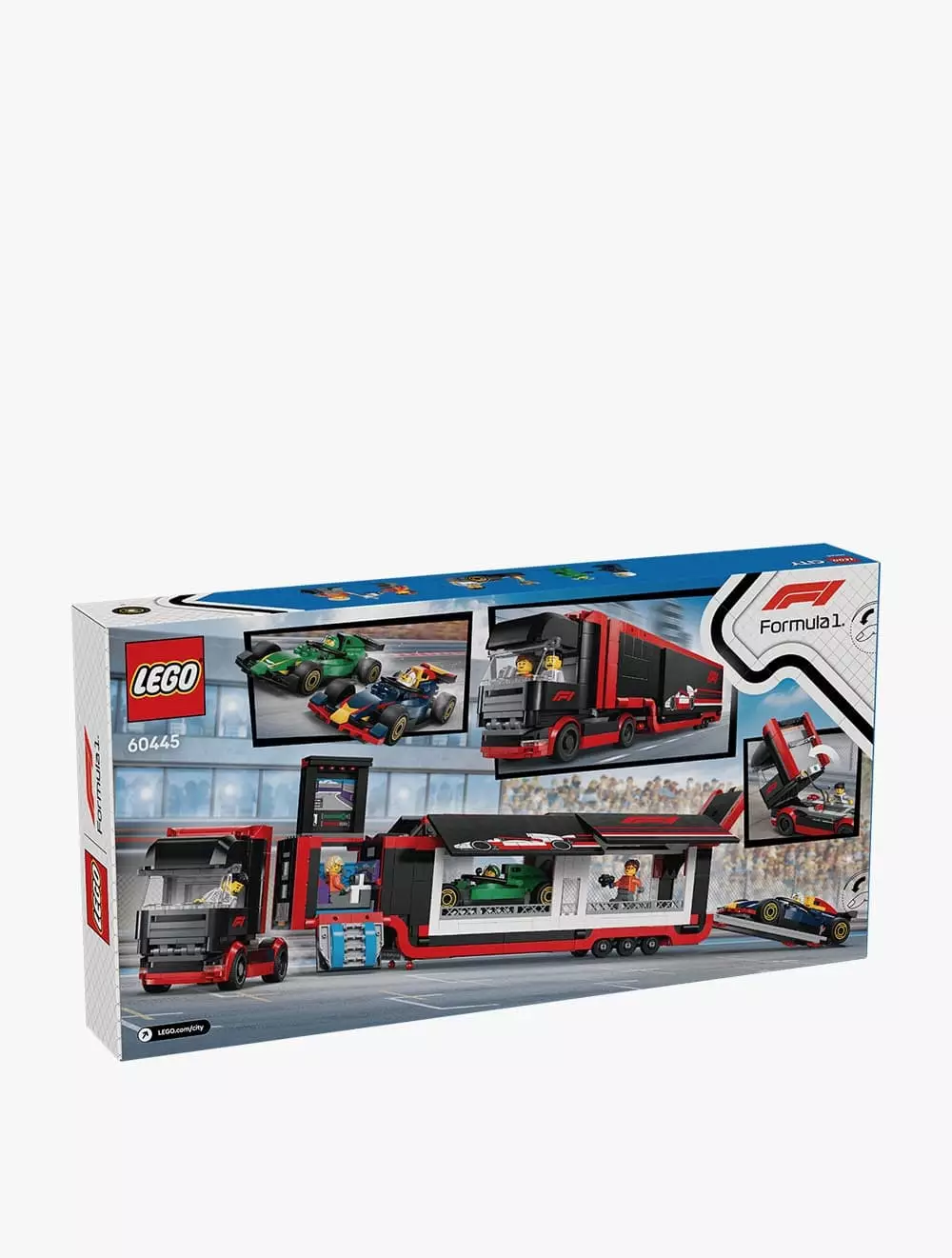 LEGO® City F1® Truck with RB20 & AMR24 F1® Cars - 60445