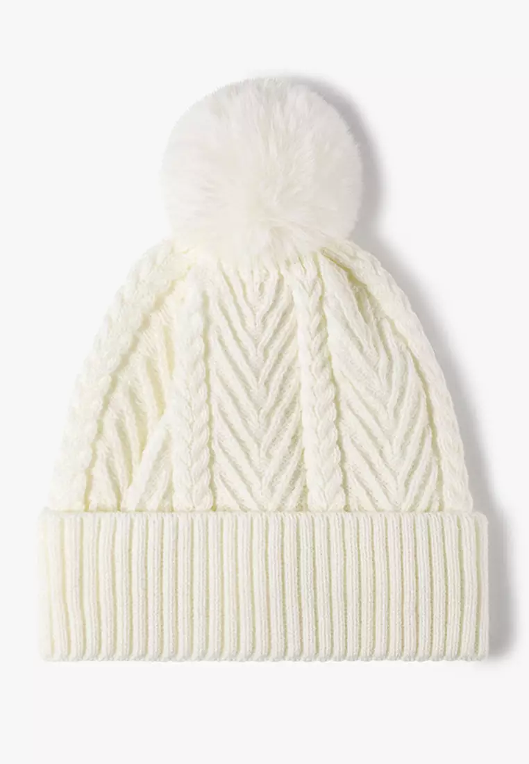 Extra Warm Inner Faux Woolen Knit Beanies JW MC-23B050