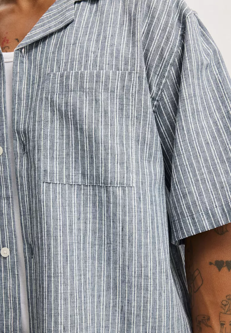 Textured Short Sleeve Shirt