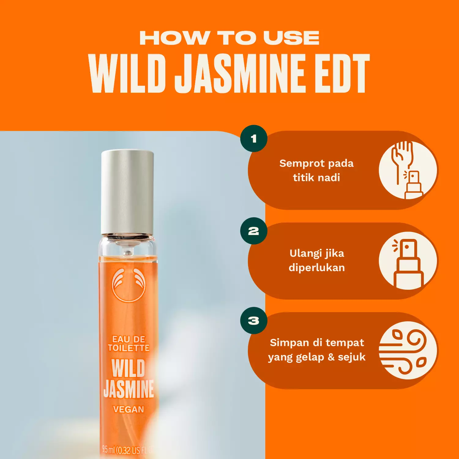 Wild Jasmine Eau De Toilette Parfum EDT 9.5ml