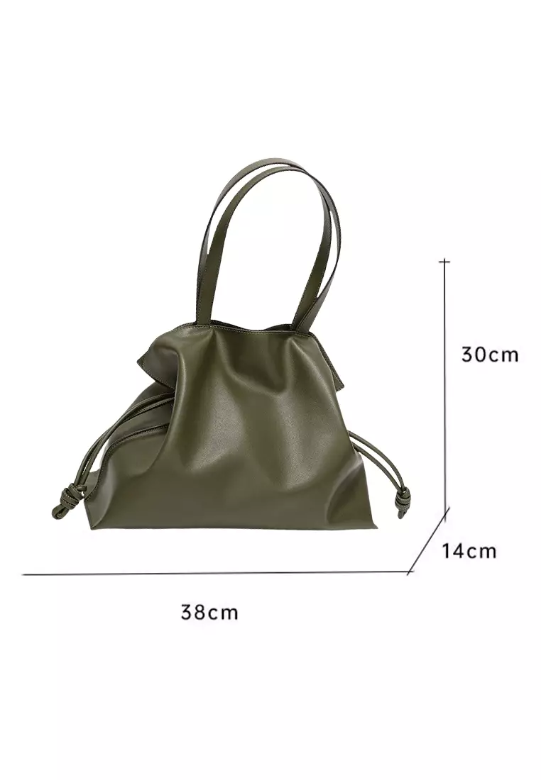 Buy HAPPY FRIDAYS Leather Drawstring Tote Bag GY9976 Online | ZALORA ...