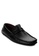 H2Ocean black Fortex Men's Loafers 189B4SHAD3109DGS_1