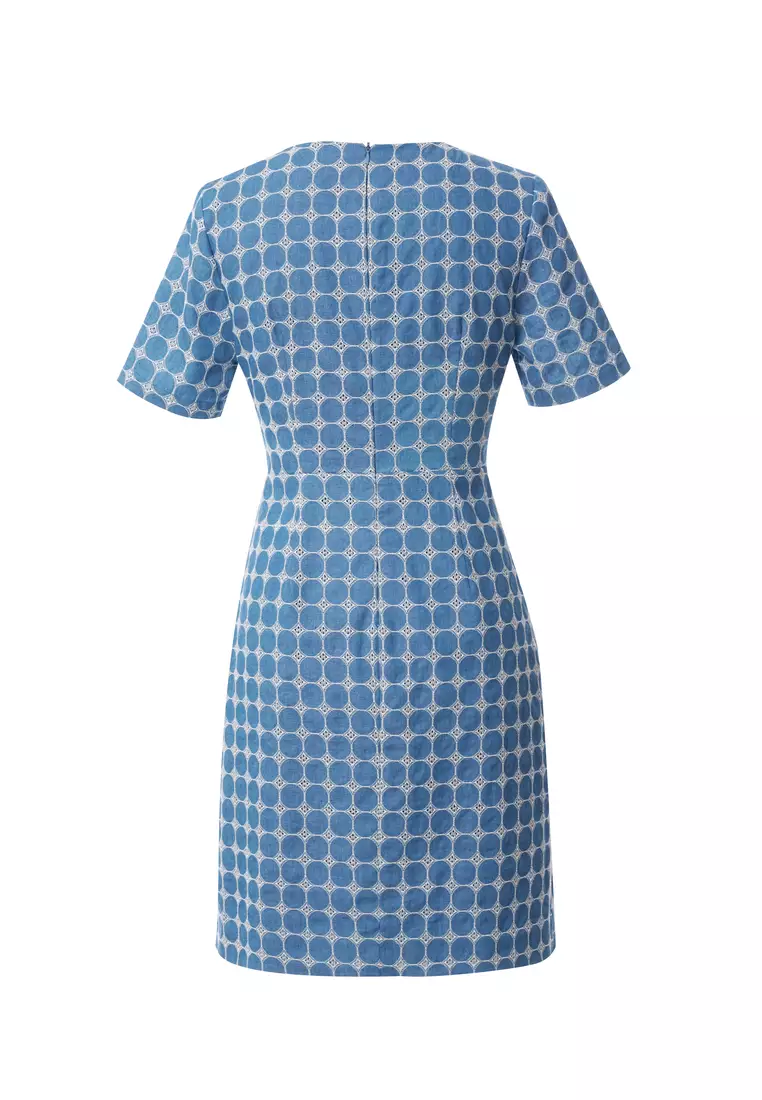 Buy ONX.HK Elegant V-Neck Slim Dress 2024 Online | ZALORA
