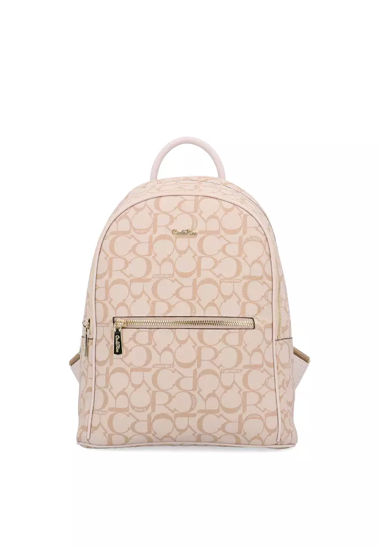 Buy Carlo Rino Carlo GEO Backpack - Medium Beige 2026 Online | ZALORA