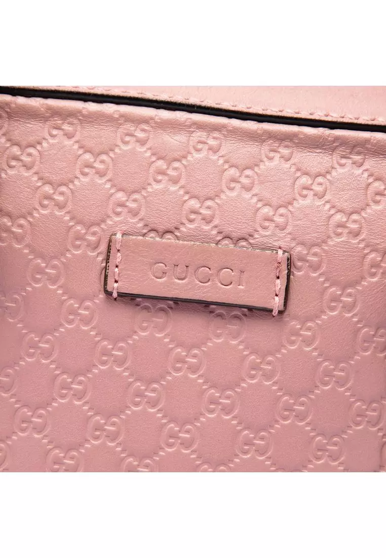 Pre-Loved Gucci Small Microguccissima Satchel