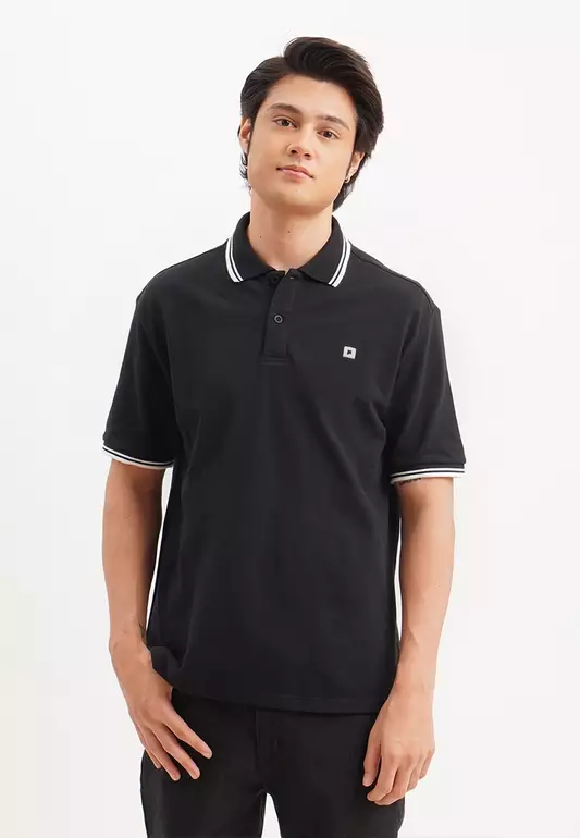 Relaxed Fit Polo With Tipping