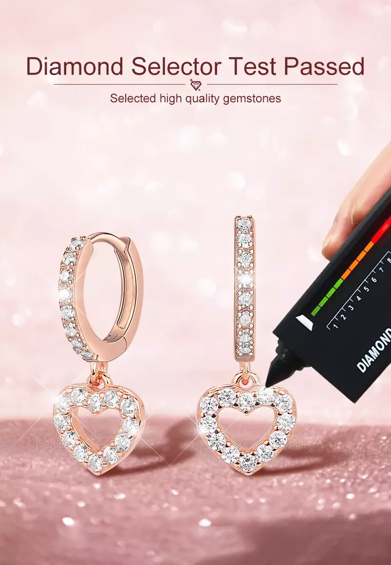 Anting Wanita Anting Original Korea Berlian Antingan Kotak Indah Anting Cewek