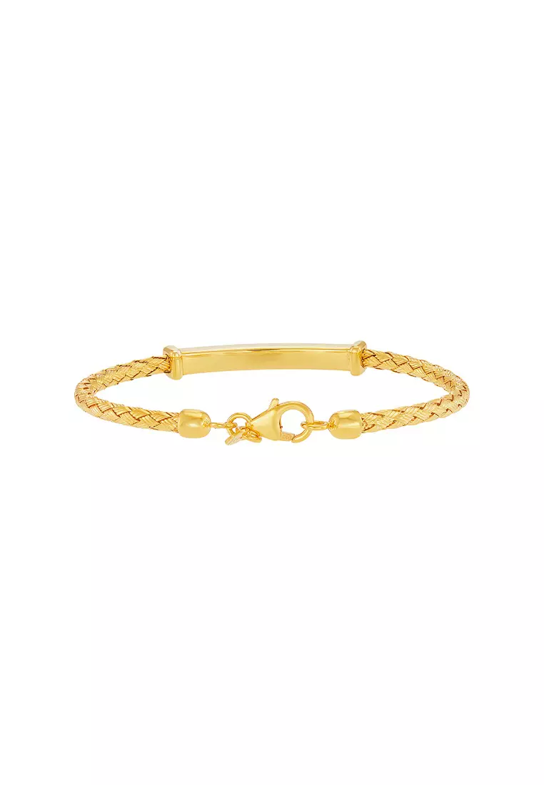 HABIB 925 Silver Bangle CJ-2-SCH TR3 TB(Y)
