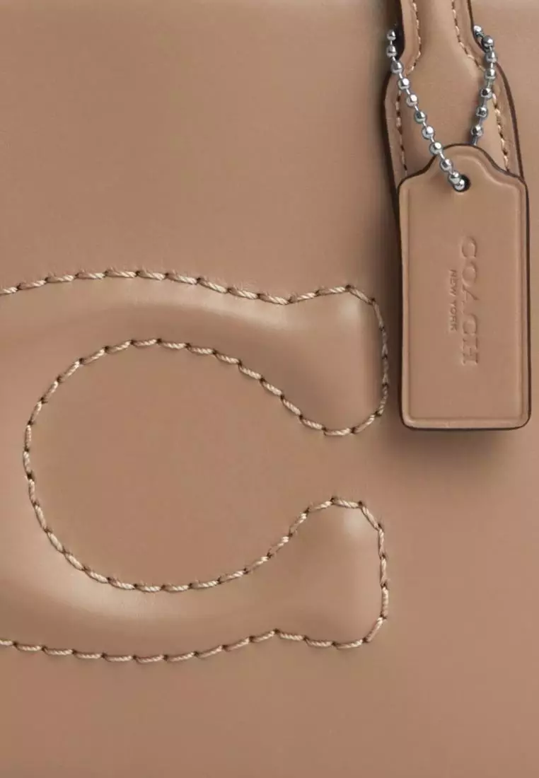 Coach Nina Small Tote Taupe