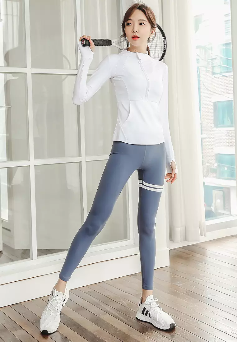 Buy A-IN GIRLS (4PCS)Sports Fitness Yoga Suit (Sports Bra+Pants+Short  T+Jacket) Online
