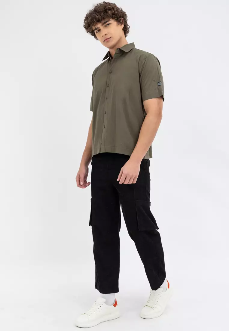 Men's Polo 1 Button Down Fatigue