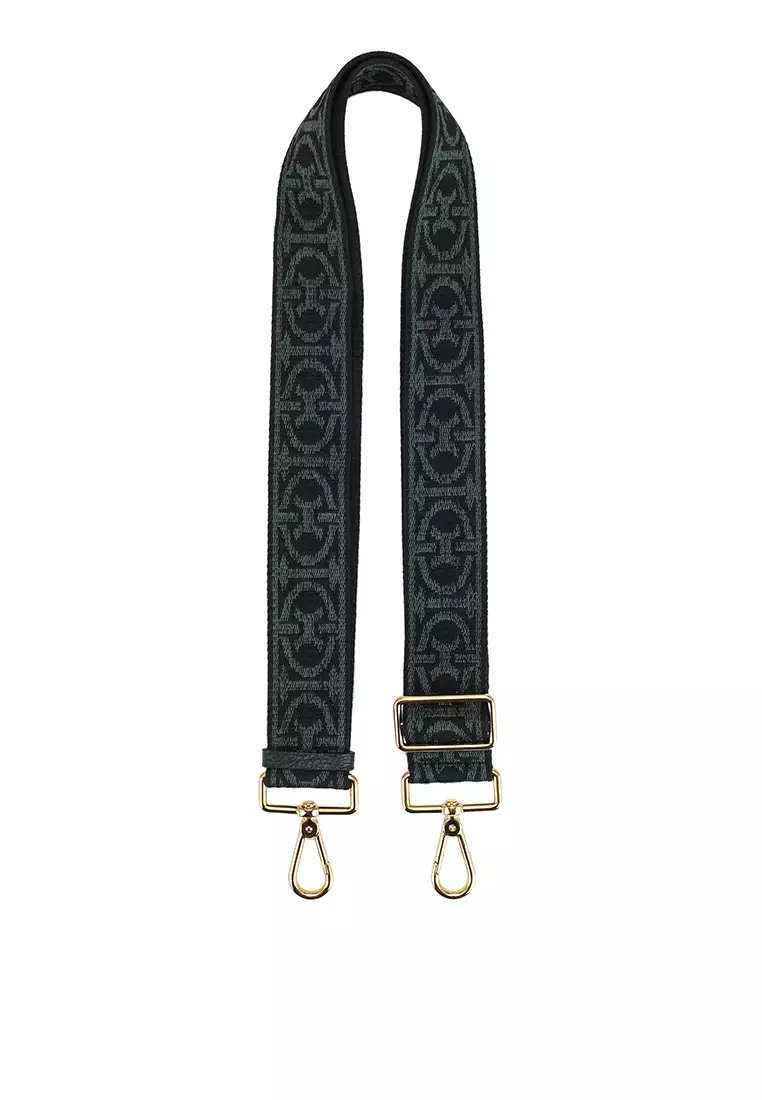 Coccinelle monogram-jacquard bag strap