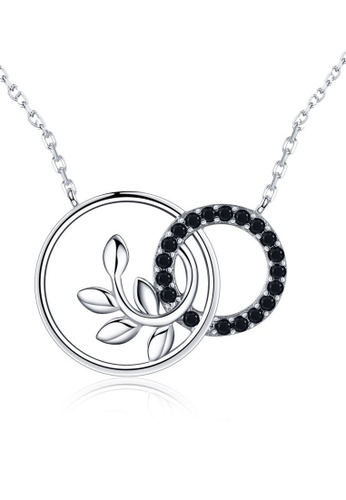A-Excellence black Premium Elegant Black Silver Necklace 95787AC350232AGS_1