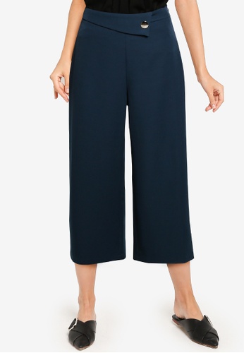 button up wide leg pants