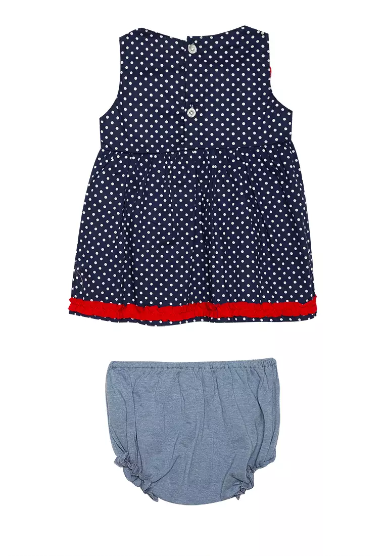 Buy F.101 Dotted Dress with Panties Set 2023 Online | ZALORA Philippines