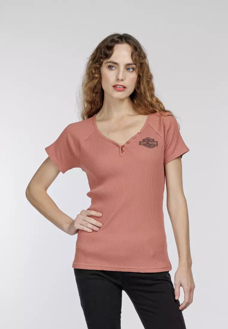 Harley-Davidson Creed Club Rib Knit Top