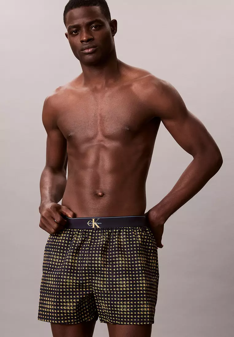 Cotton Monogram Slim Boxers - Calvin Klein Underwear