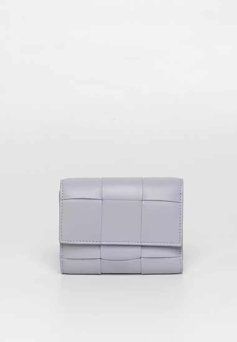 Bottega veneta discount grey wallet