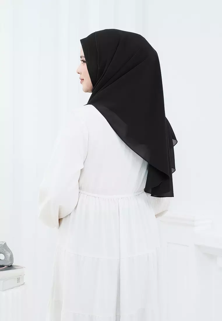 HIJAB INSTAN ZHAZA - BLACK