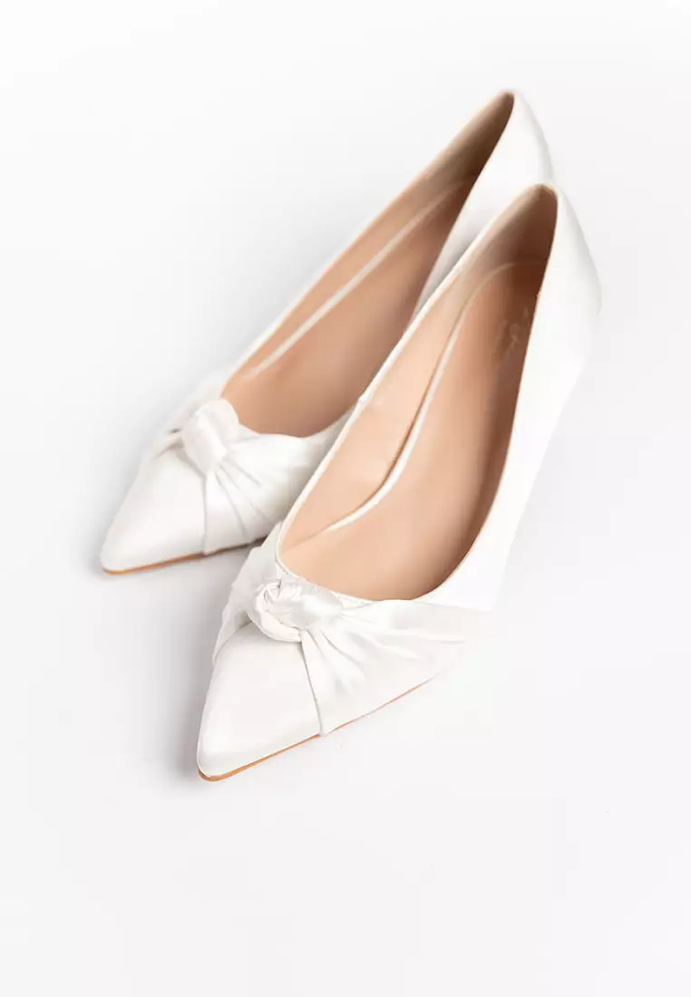 Ilya Satin Knot Heels