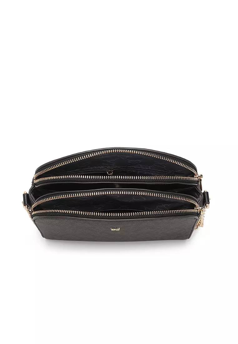Women's Sling Bag / Crossbody Bag - Black