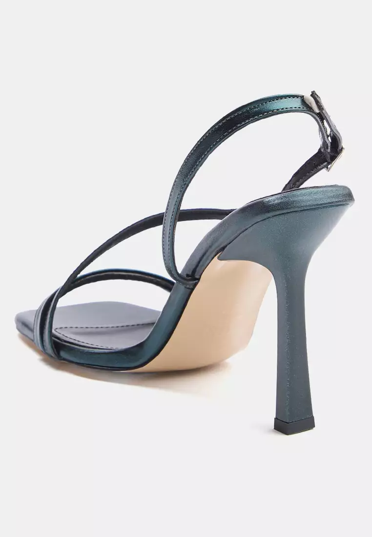 Patent Leather Strappy Heels