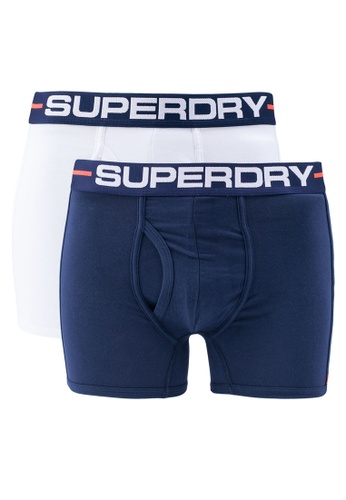 Superdry Womens NYC Sport Boxer Double Pack Hipster 
