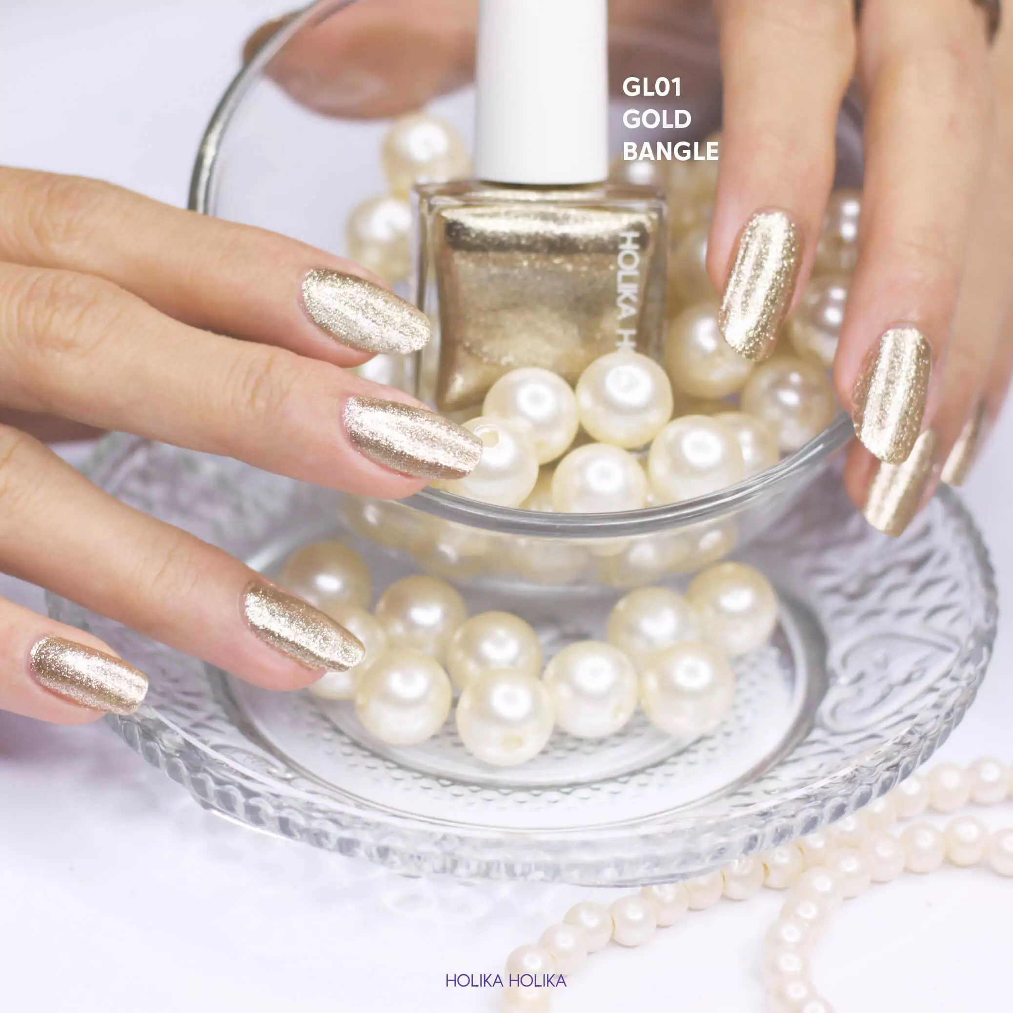 Holika Holika Piece Matching Nails Sparkling - GL01 Gold Bangle