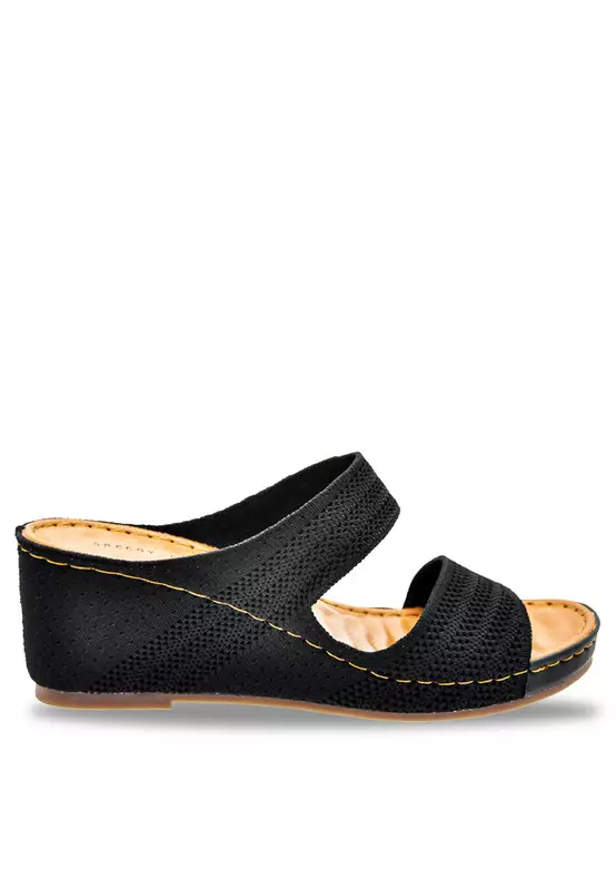 Comfort Slip On Wedge Sandals