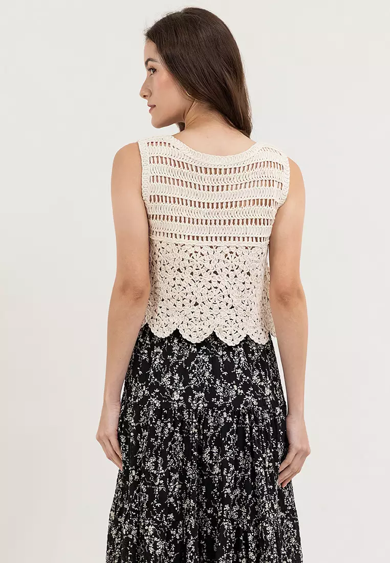 Cropped Crochet Top