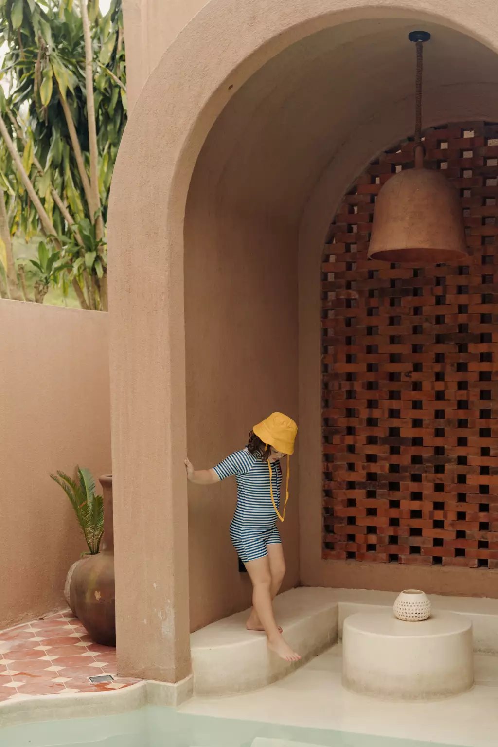 BOHOPANNA - SHORT SLEEVE DIVING - BAJU RENANG ANAK LAKI LAKI - YELLOW