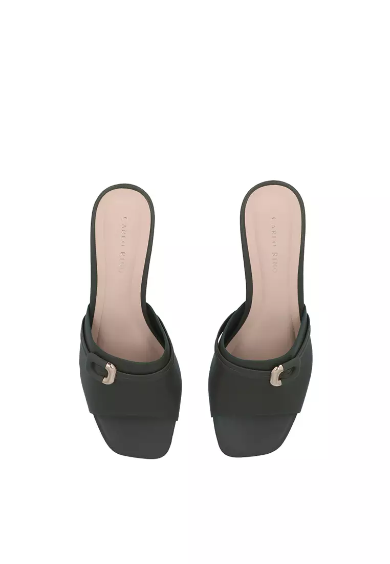 Buy Carlo Rino Dark Green CR Amara Heeled Sandals 2026 Online | ZALORA