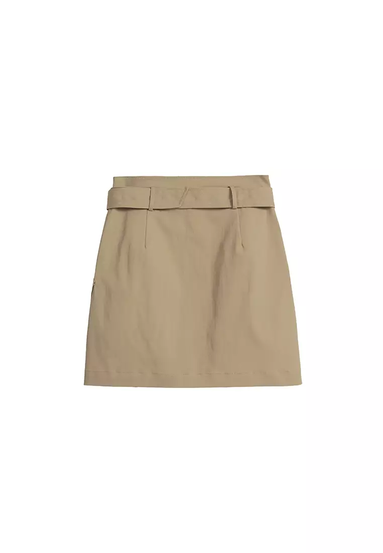 Cargo Mini Skirt with Belt