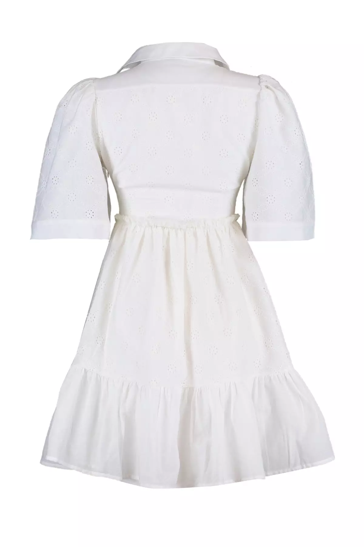 Embroidered Mini Dress