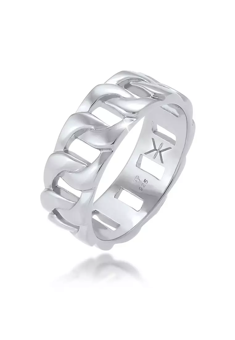 Mens chunky on sale silver ring